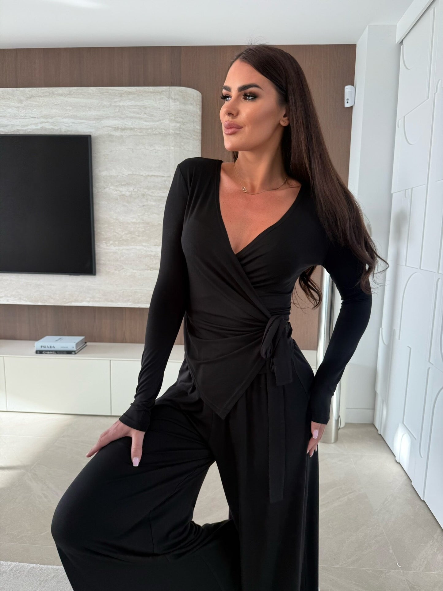 Midnight Wrap Co-Ord