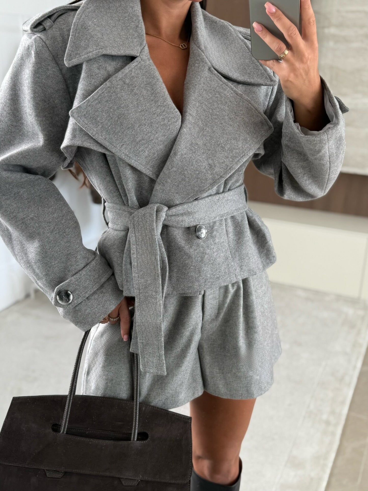 Wool Grey Coat