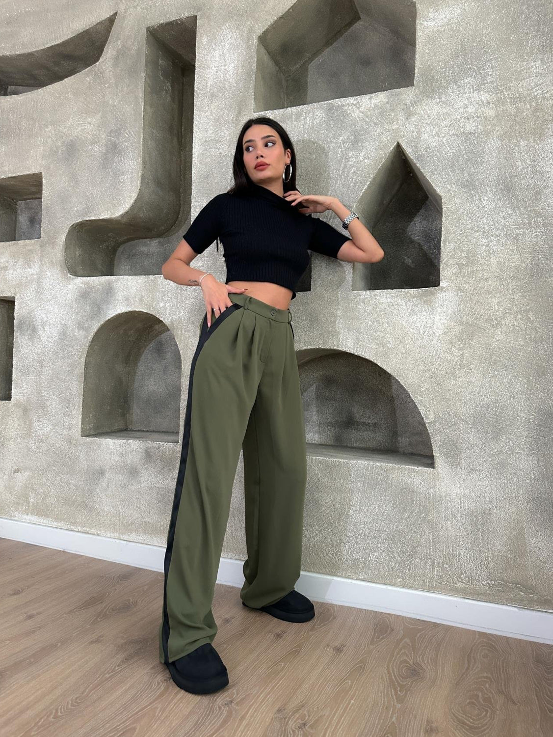 Strip colorlined Pants