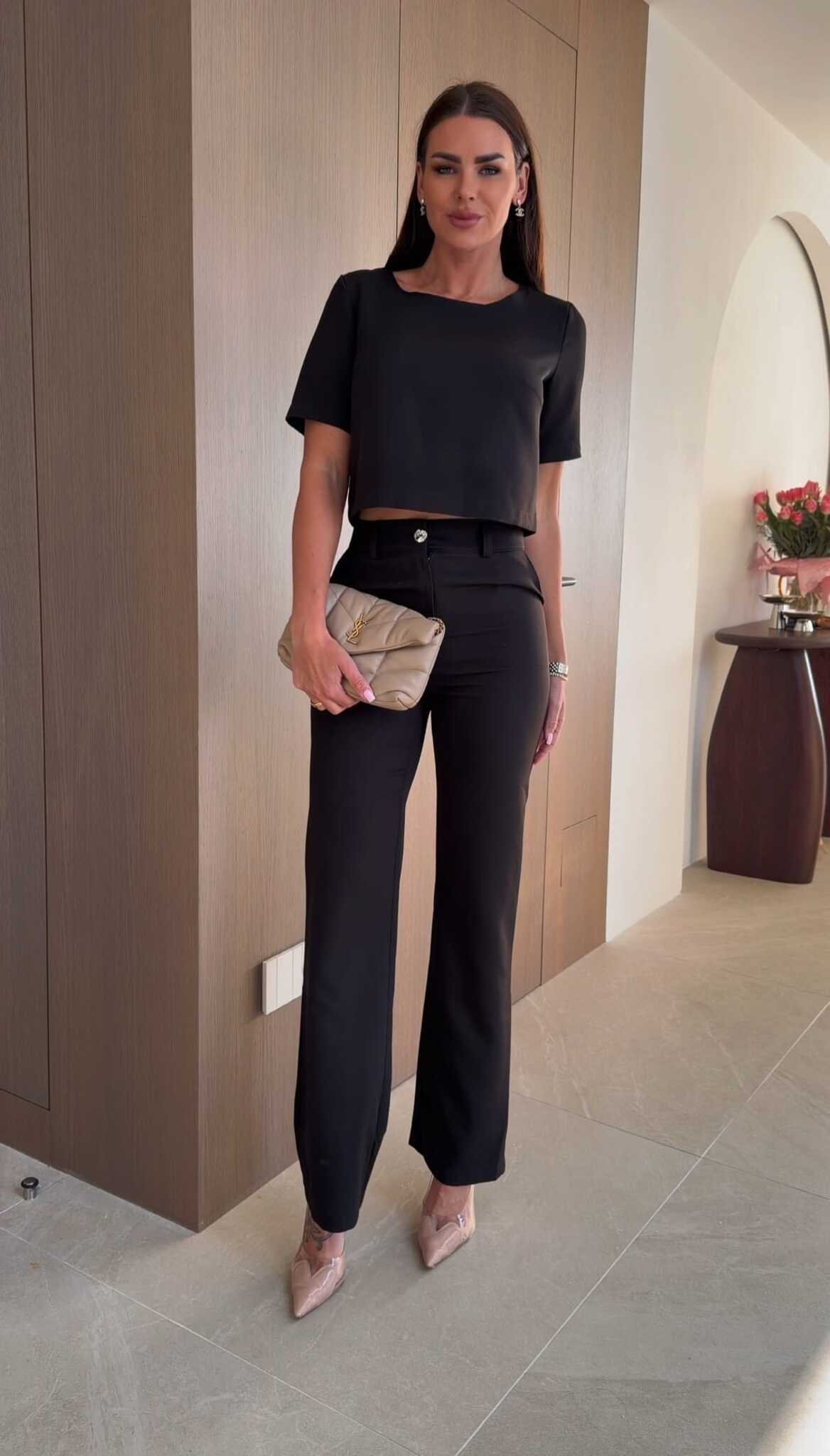 Straight-Leg trousers Set