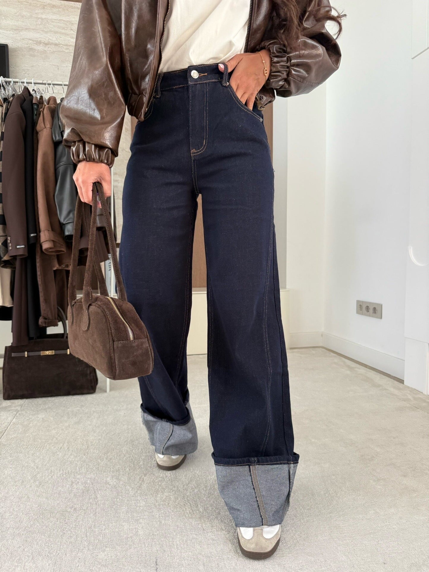 Wide-Leg Denim