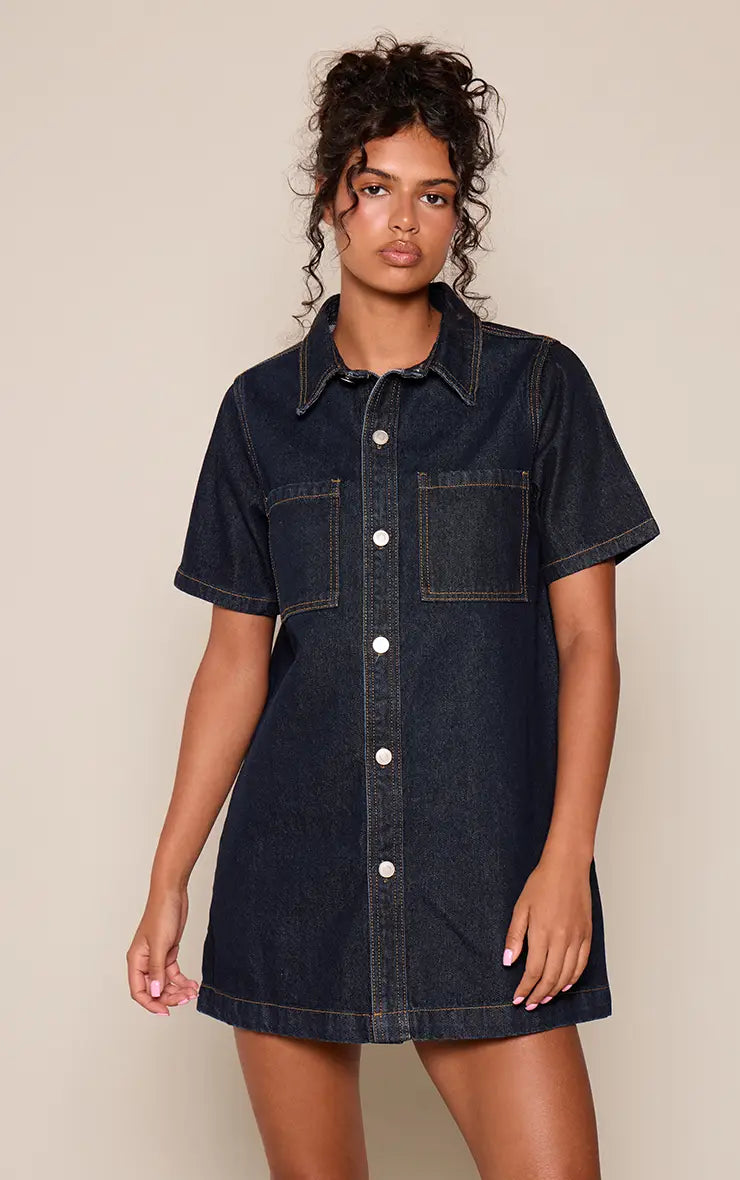 Stitch Denim Dress