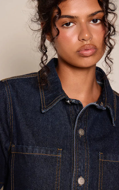 Stitch Denim Dress