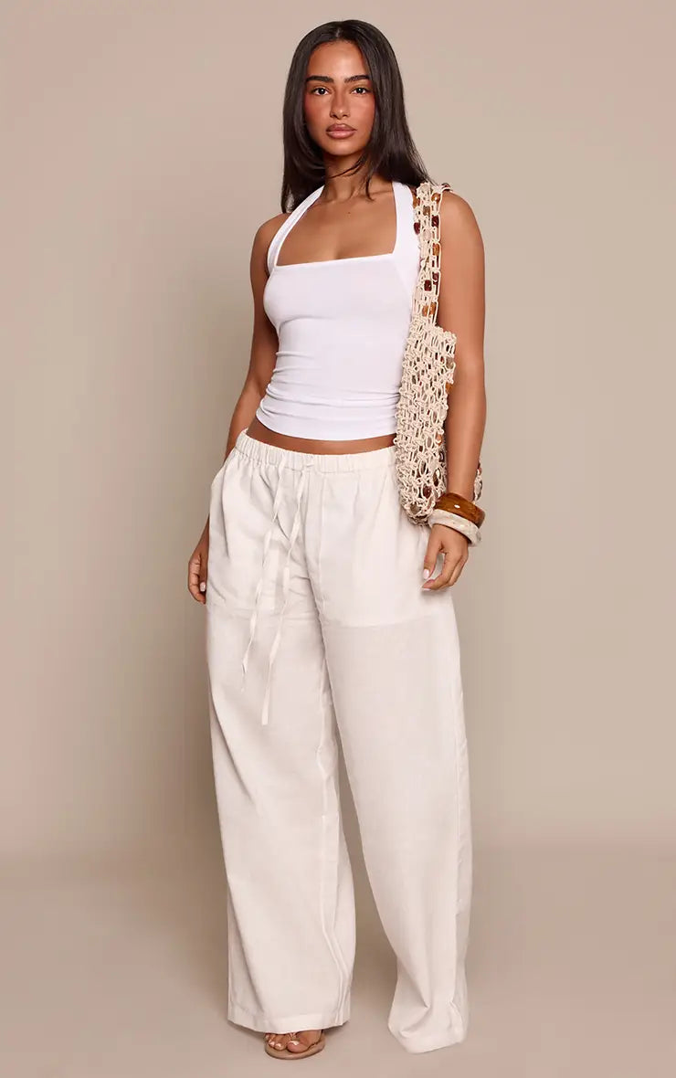 Cotton Halter Top