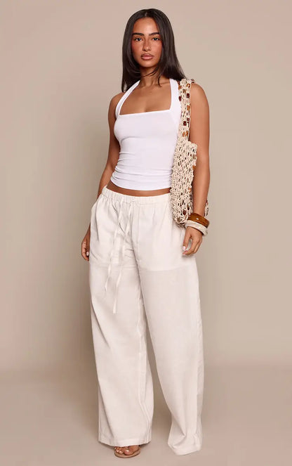Cotton Halter Top