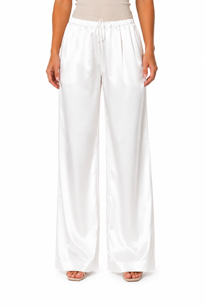 Satin Wide Trousers