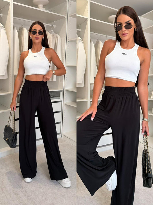 Soft Stretch Cotton Pants