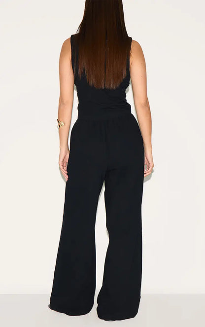 Linen Blend Vest Co-Ord