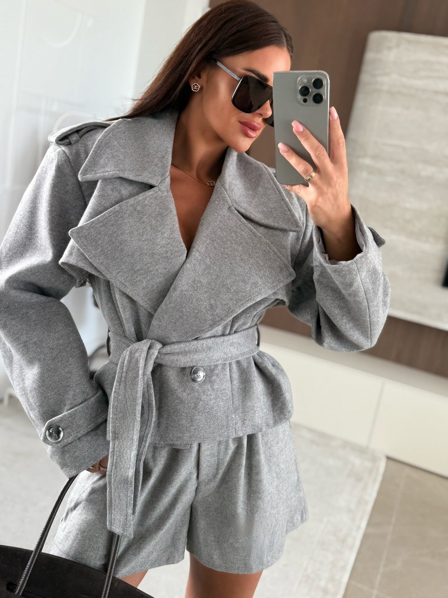 Wool Grey Coat