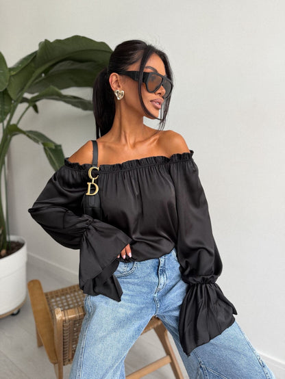 Tiana Satin Blouse