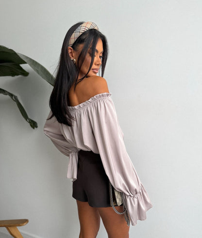 Tiana Satin Blouse