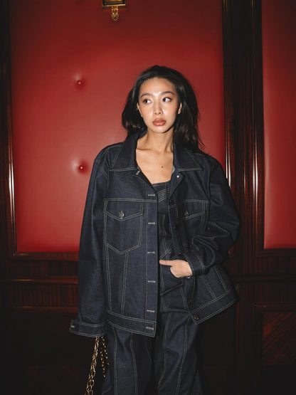 Three pieces Denim Set