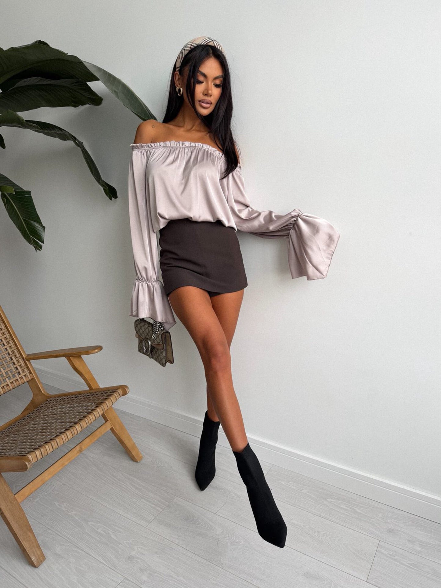 Tiana Satin Blouse