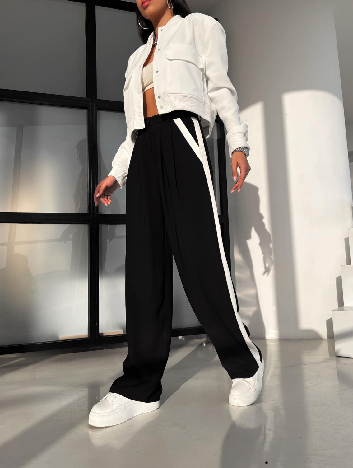 Strip colorlined Pants