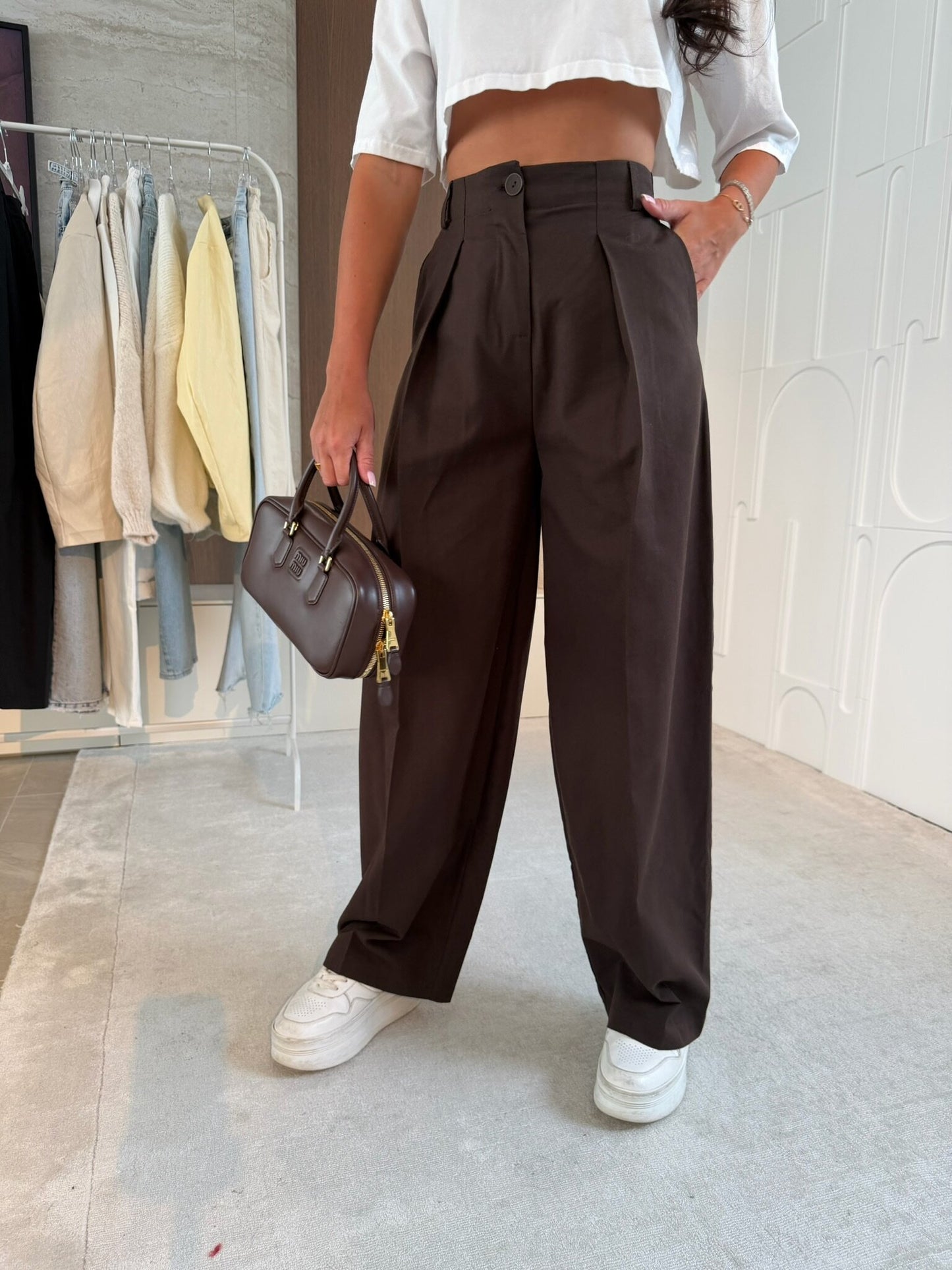 Pleated Trousers