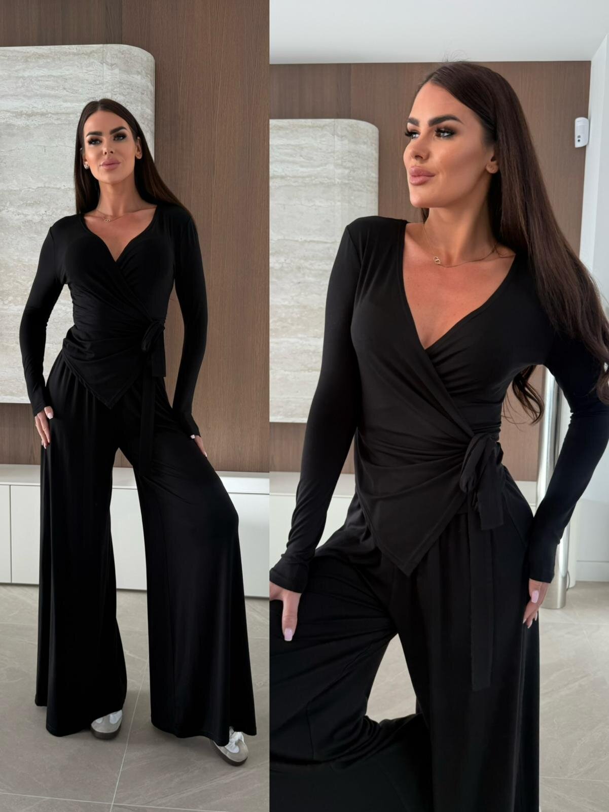 Midnight Wrap Co-Ord