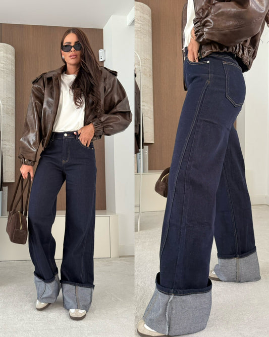 Wide-Leg Denim