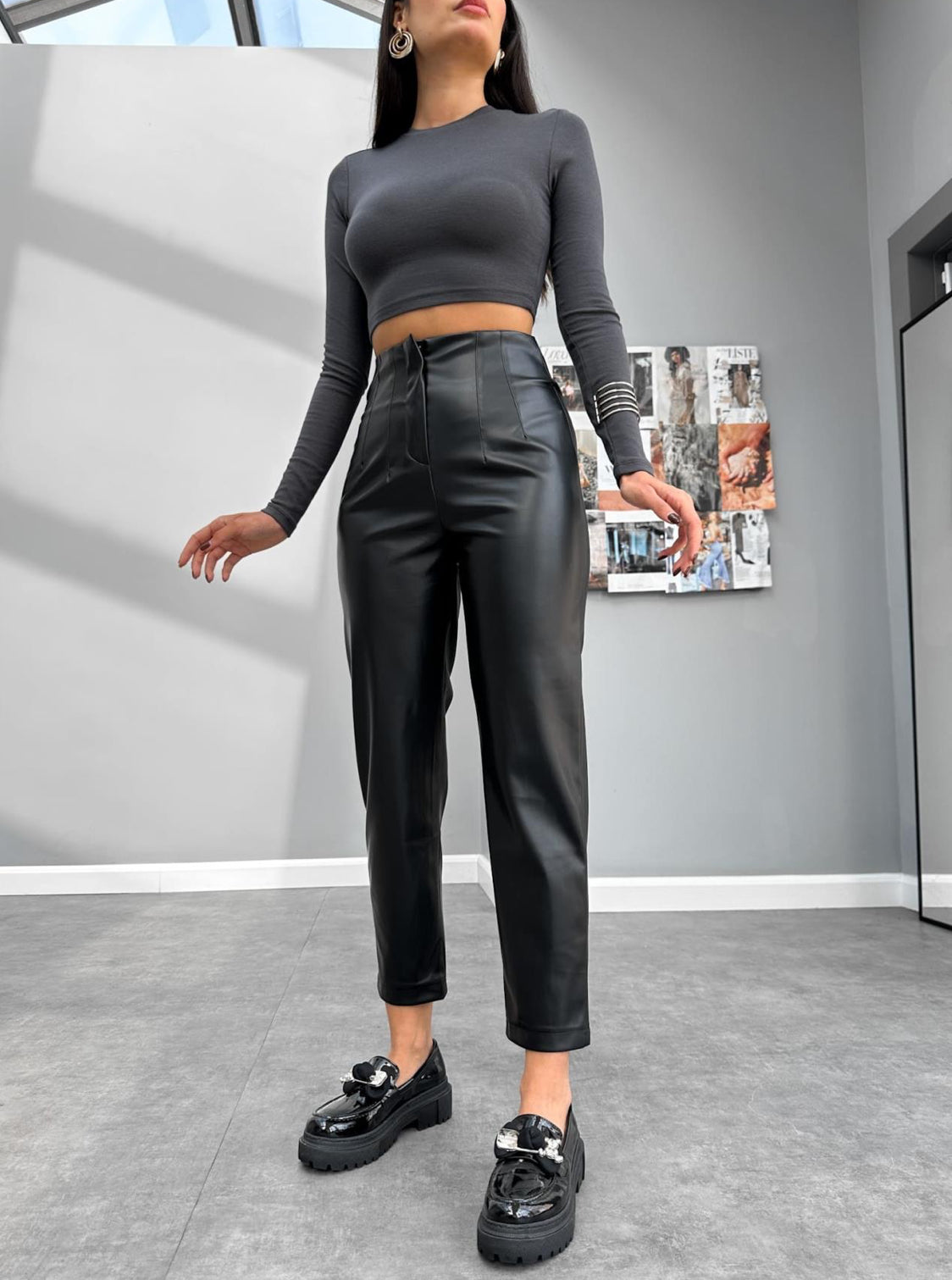 Kiki leather pants