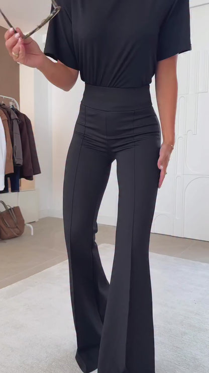 High-Waisted Flare Pants